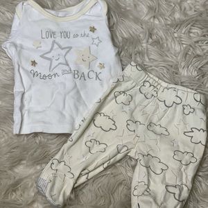 “Stars and Clouds” Pajama Set